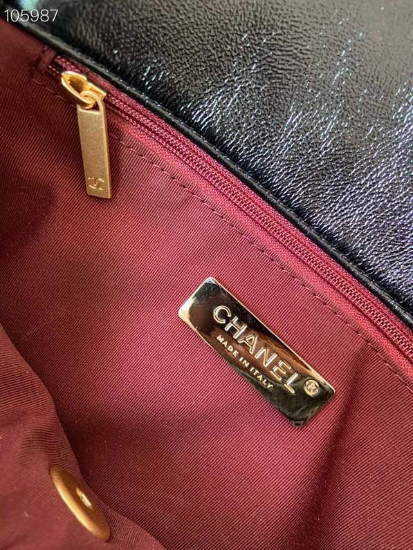 Chanel女包 香奈兒專櫃2020秋冬款19Bag AS1160油蠟皮 Chanel大菱格紋鏈條女包  djc4307